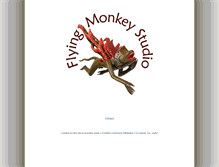 Tablet Screenshot of flyingmonkeystudio.com